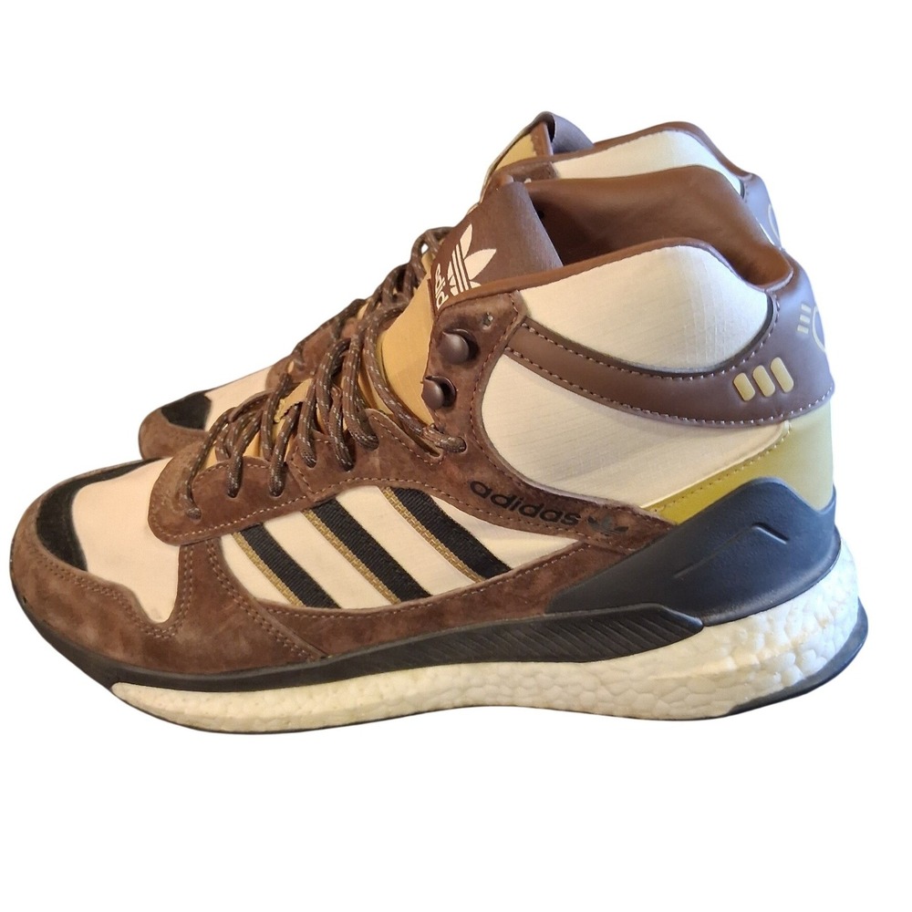 Adidas Human Made Marathon Free Hiker Brown Tan Sneakers FY9148 Mens 9.5